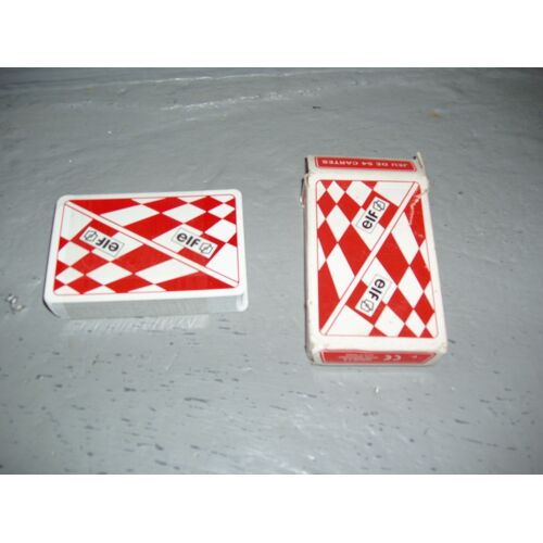 Jeu  De Cartes  A  Jouer  A L'  Effigie  Du Groupe  Petrolier  Elf