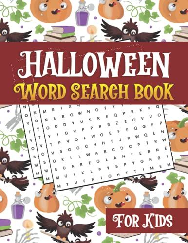 Halloween Word Search Book For Kids: Halloween Word Hunt Puzzle Book Ideal Halloween Themed Gift Fo Kids ( Large Print 8.5 X 11 Inch )