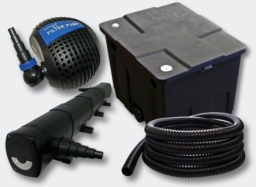 Kit de filtration de bassin 12000l Stérilisateur UVC 72W Pompe Helloshop26 4216492