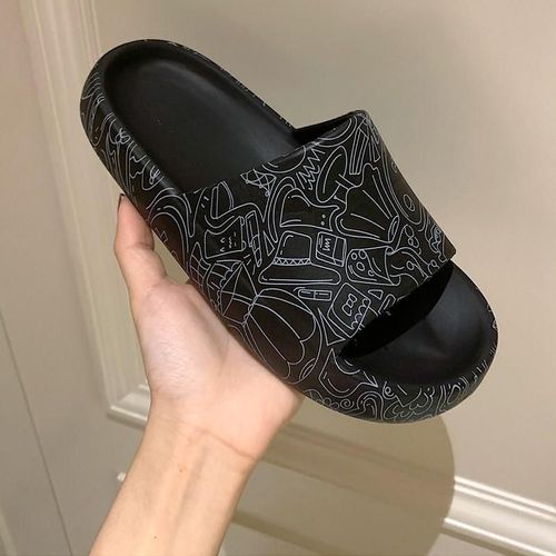 Pantoufles Antidérapantes Plateforme Pour Femmes, Sandales De Plage, Tongs De Dessin Animé, Ours De Bonbons, Chaussures De Salle De Bain Talons Hauts Pour Dames Et Filles