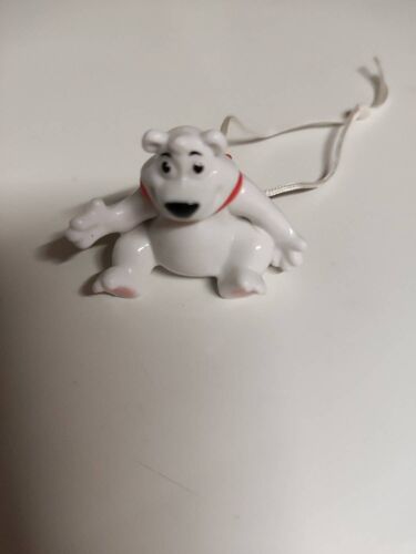 Kinder Figurine Noël Chien Blanc