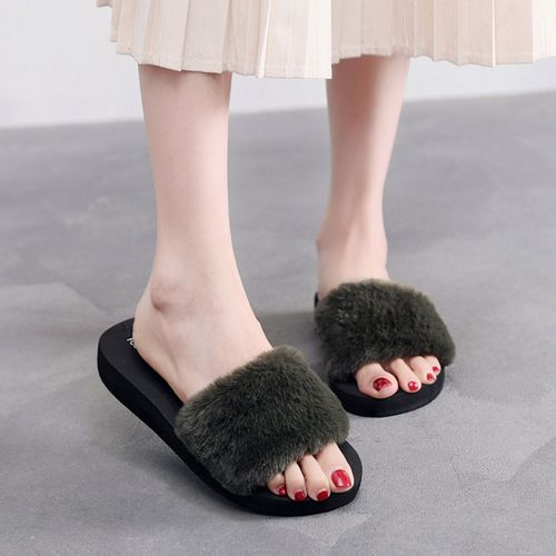 Pantoufles Antidérapantes En Peluche Pour Femme, Chaussures Chaudes Et Confortables Pour La Maison Et La Chambre Coucher, Idéal Pour Les Loisirs D'hiver