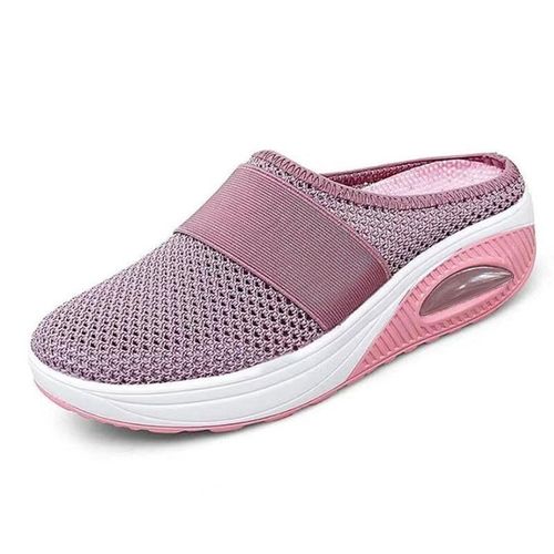 Pantoufles Semelle Compensée Pour Femmes, Pantoufles Premium Vintage Antidérapantes Décontractées, Chaussures Rétro Plateforme, Sandales Orthopédiques Pour Diabétiques, Grande