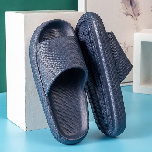 Pantoufles Confortables Antidérapantes Pour La Salle De Bain, Pantoufles Semellepaisse, Sandales Pour Femmes