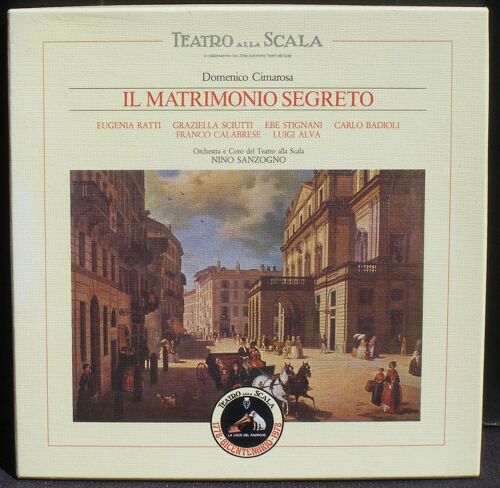 Cimarosa Il Matrimonio Segreto Sanzogno 3 X Lp Nm/M, Bx Nm Clearaudio Cleaning