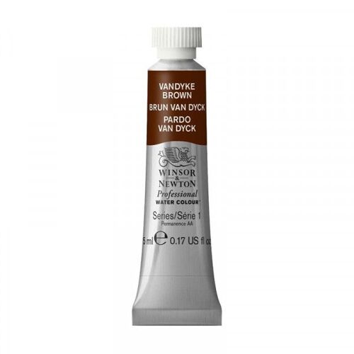 Aquarelle Professionnelle Extra-Fine - 5ml - Brun Van Dyck - Winsor Et Newton