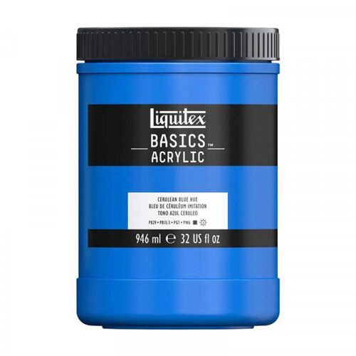 Peinture Acrylique En Pot - Bleu De Céruléum - Liquitex Basics