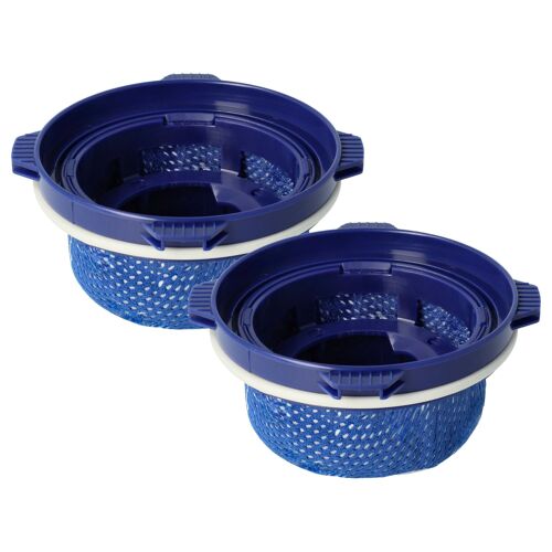 vhbw 2x Filtre compatible avec Samsung VS15 T7031R1/EN, T7031R4 aspirateur - filtre de sortie d'air, bleu