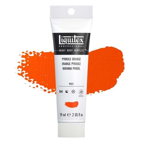 Peinture Acrylique En Tube - Orange De Pyrrole - Liquitex Heavy Body
