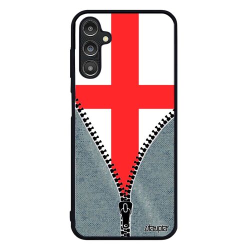 Coque A14 4g 5g Silicone Drapeau Angleterre Anglais Souple Foot Basket Euro Britannique Coupe Du Monde Dessin Rugby Samsung Galaxy