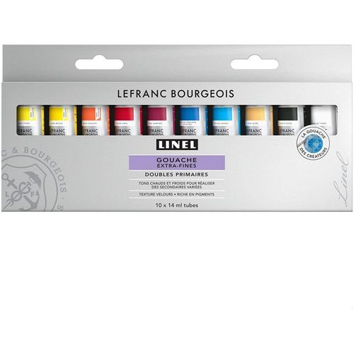 Set Gouache Doubles Primaires Linel 10 X 14ml - L&b