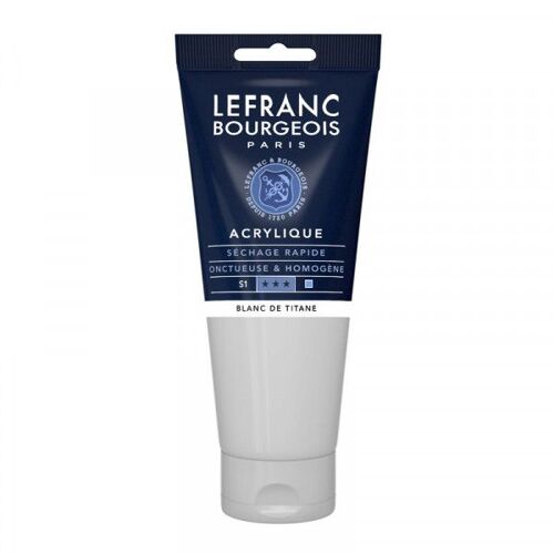Peinture Acrylique - Blanc De Titane - 008 - Fine - Lefranc Bourgeois - Tube 200ml