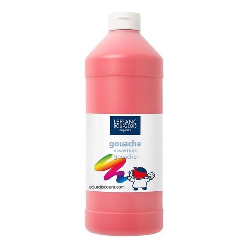 Bouteille De Peinture Gouache - Essentiels - 1 L - Rouge Primaire - Lefranc Bourgeois