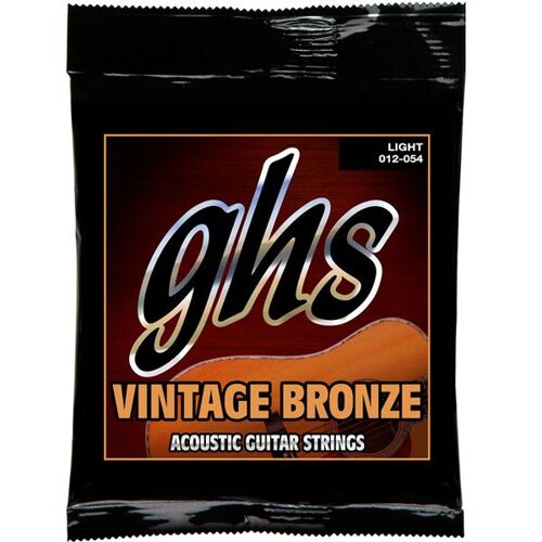 Ghs Vn-L Vintage Bronze Light Cordes Guitare Folk Acoustique 12-54