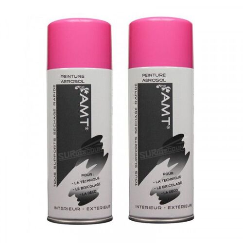 Lot De 2 Bombes De Peinture - Rose Tagada - Amt