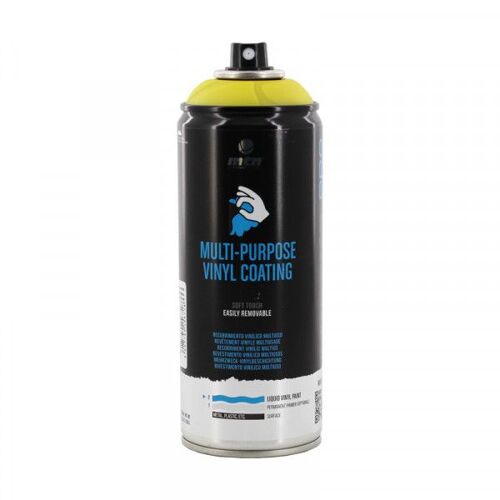 Bombe De Peinture Revêtement Vinyle Multiusage - Jaune - 400ml - Mtn Pro