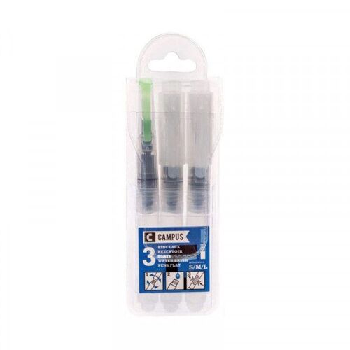 Lot De 3 Mini Pinceaux À Réservoir Rond Raphaël Assortiment De Pointes