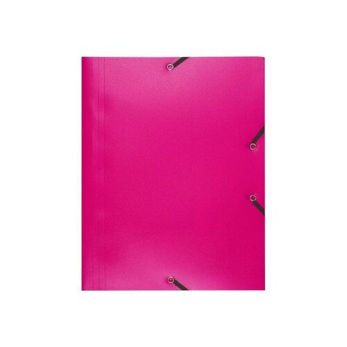 Chemise 3 Rabats Polypropylène Fuschia - Exacompta