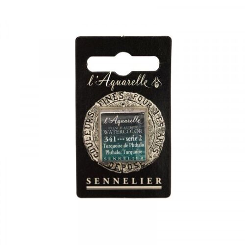 Aquarelle Extra-Fine 1/2 Godet Turquoise De Phtalo Sennelier