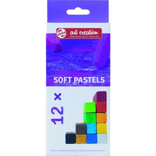 Etui De 12 Pastels Tendres - Assortiment - Royal Talens