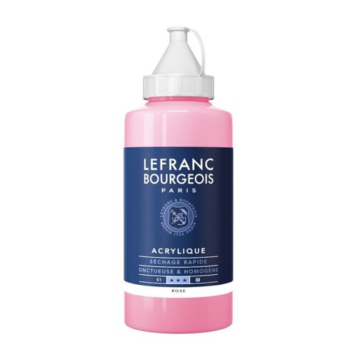 Peinture Acrylique - Rose - 351 - Fine - Lefranc Bourgeois - Bidon 750ml