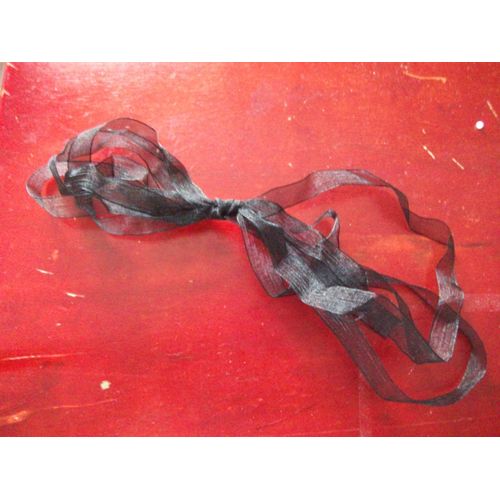 Ruban Noir Transparent De 2m09