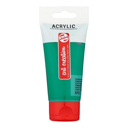 Tube De Peinture Acrylique Art Creation Talens 75ml Vert Foncé