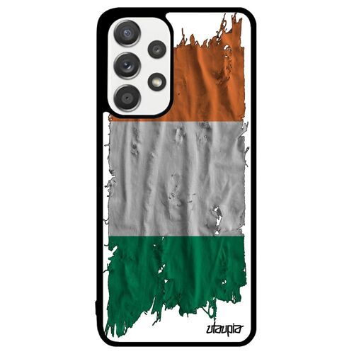 Coque Silicone Samsung A33 Drapeau Irlande Irlandais Foot Basket De Protection Jo Tissu Personnalisé Housse Telephone Rugby Galaxy