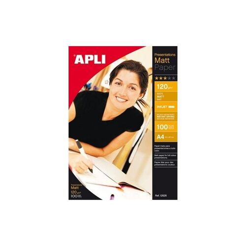 APLI PAPER - Mat - A4 (210 x 297 mm) - 120 g/m² - 100 feuille(s) papier