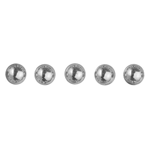 Perle De Pluie Autocollante Ø5mm Argent 80 Pièc.