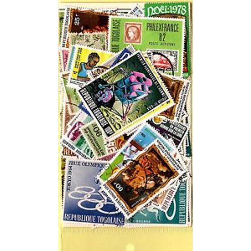 Togo 50 Timbres Differents Obliteres