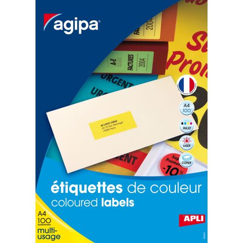 2700 Étiquettes Bleues 100 Feuilles A4 70x31mm