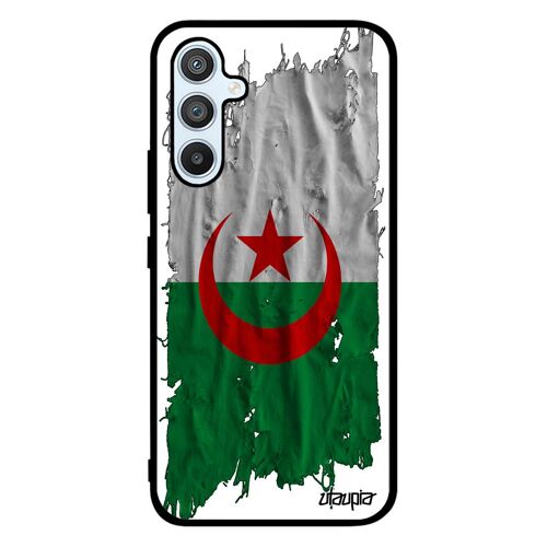 Coque Samsung A54 Silicone Drapeau Algerie Algerien Can Cover Portable Tissu Coupe D'afrique Tpu Coupe Du Monde Foot Football Galaxy