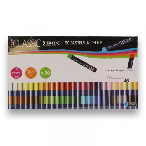 Boîte De 50 Pastels À L'huile Ulmann Assortiment