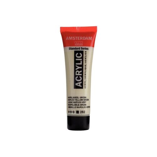 Peinture Acrylique En Tube - Jaune De Naples Vert - 282 - Amsterdam - 20ml