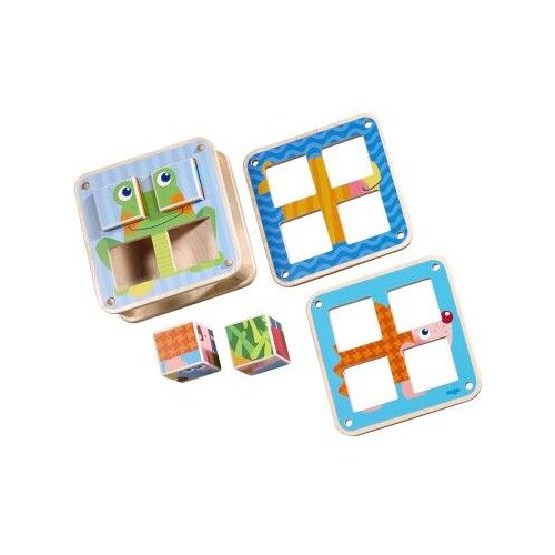 Cubes Puzzle Les Animaux Du Jardin