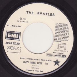45 Trs Juke Box Only  Help / Dizzy Miss Lizzy