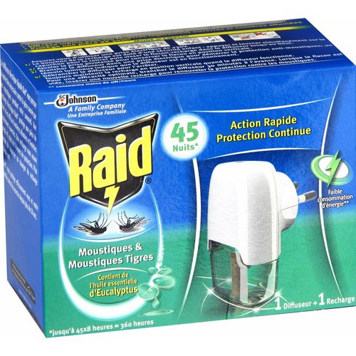 Diffuseur électrique liquide insecticide raid