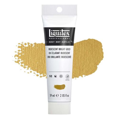 Peinture Acrylique En Tube Or Éclatant Iridescent 59ml - Liquitex Heavy Body