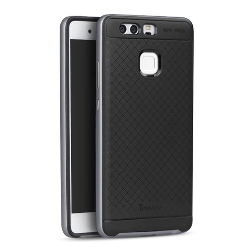 Coque De Protection Avec Bumper Ipaky Pour Huawei P9 Coloris Gris