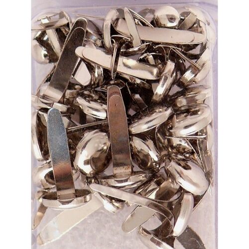 Attaches Parisiennes Ronde Argent 48mm - Argent