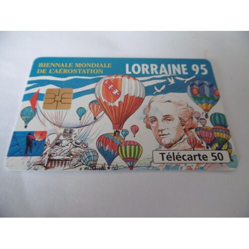 Carte Téléphone - Lorraine 95 - Biennale Mondiale De L Aérostation - 07/95 - 200 000ex