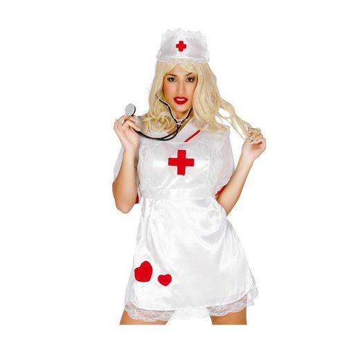 Kit Infirmière Pour Femme : Tablier, Casquette Et Stéthoscope