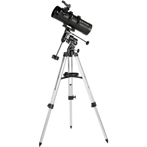 Bresser Pluto 114/500 EQ Télescope avec Adaptateur pour Smartphone