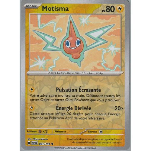Carte Pokémon - Motisma - 061/191 - Reverse - Ev8 Etincelles Déferlantes