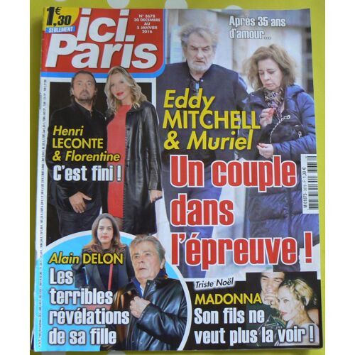 Ici Paris N°3678 - Un Couple Dans L'epreuve