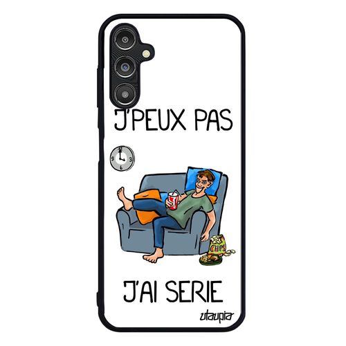 Coque J'peux Pas J'ai Série Samsung Galaxy A14 4g 5g Silicone Drole Portable Personnalisé Solide Blanc Je Texte Antichoc Manga Jpeux