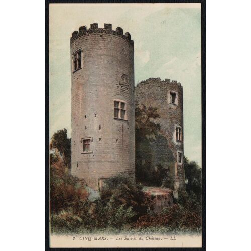 Carte Postale Ancienne, France, Indre Et Loire ( 37 ), Cinq Mars, Les Suisses Du Château