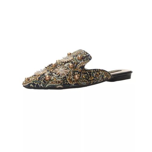 Mules De Luxe Pour Femmes, Pantoufles Chinoises , Chaussures Pour Femmes, Nouveaux Talons Bas, Chaussures Plates Décontractées, Tongs Pour Femmes,,