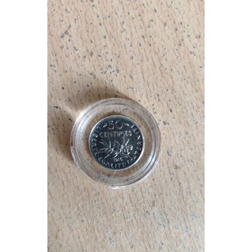 Lot De 8 Pièces 50 Centimes Argent